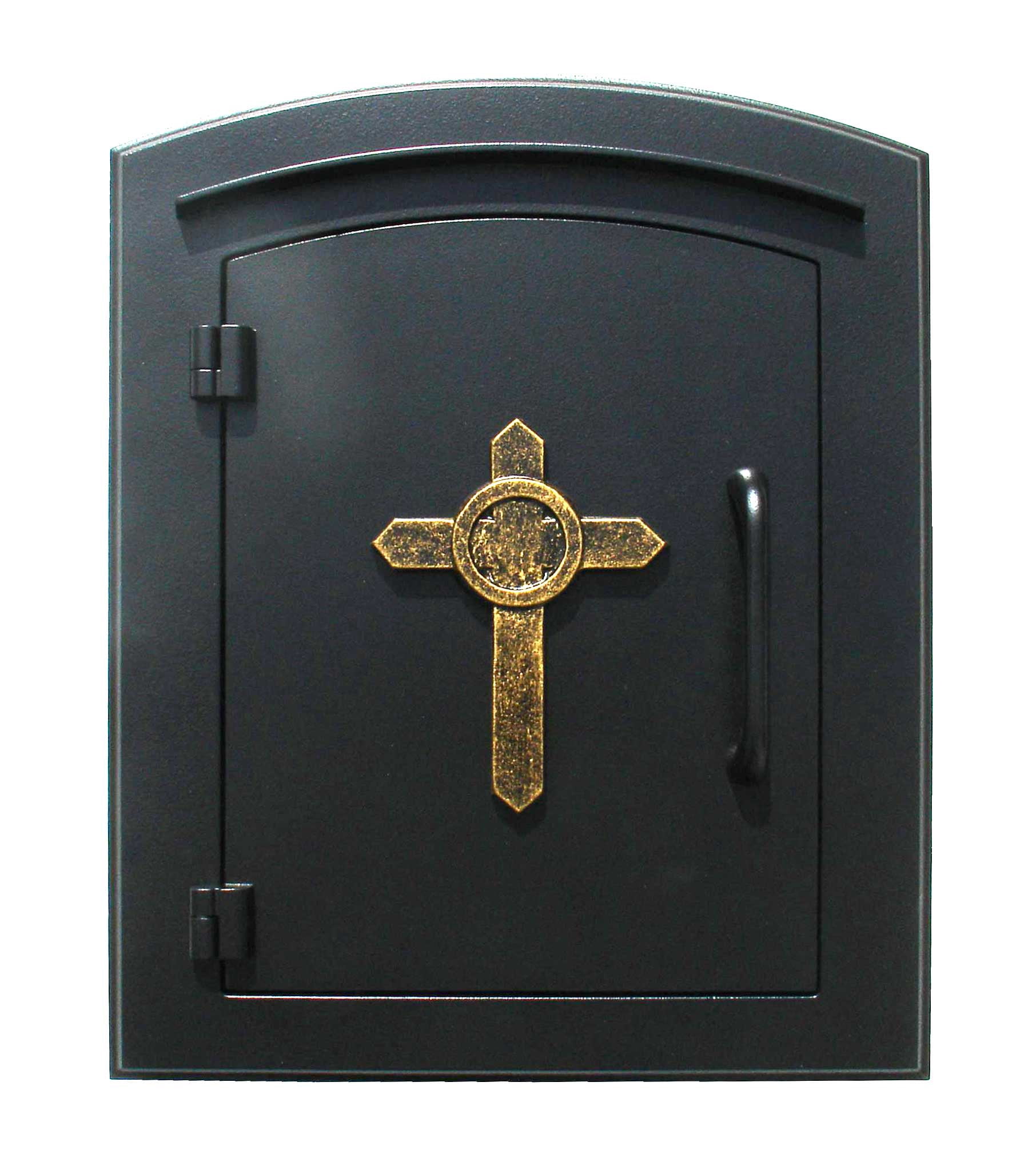 Mailboxes Manchester QualArc 14 in. Manchester Non-Locking Column Mount Mailbox with ...