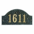 thumbnail image 1 of QualArc RID-LOGO-EP 9 in. Ridgecrest Arch Emerald Green Polished Stone Color LOGO Plaque, 1 of 1