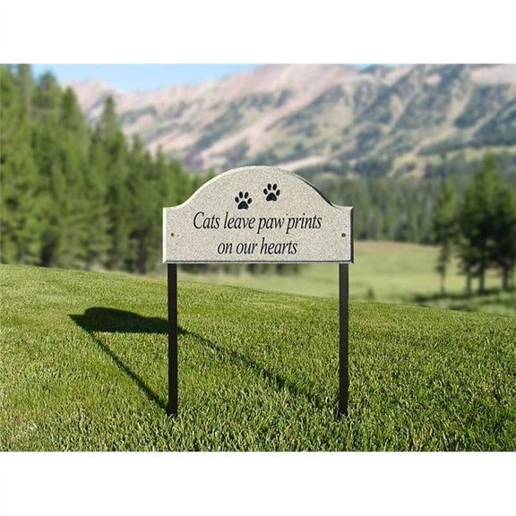Ridgecrest Arch "Sand Granite Polished Stone Color" LOGO Plaque