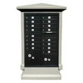 thumbnail image 1 of QualArc EVMC-SHRT-NP 70 x 42 x 30 in. Estateview Stucco Cluster Box Unit Mailbox Center Column with Short Pedestal, Non Painted, 1 of 3