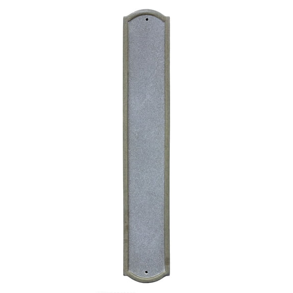 Knoll Brook Vertical Crushed Stone "Do it yourself kit" Address Plaque in Slate Color
