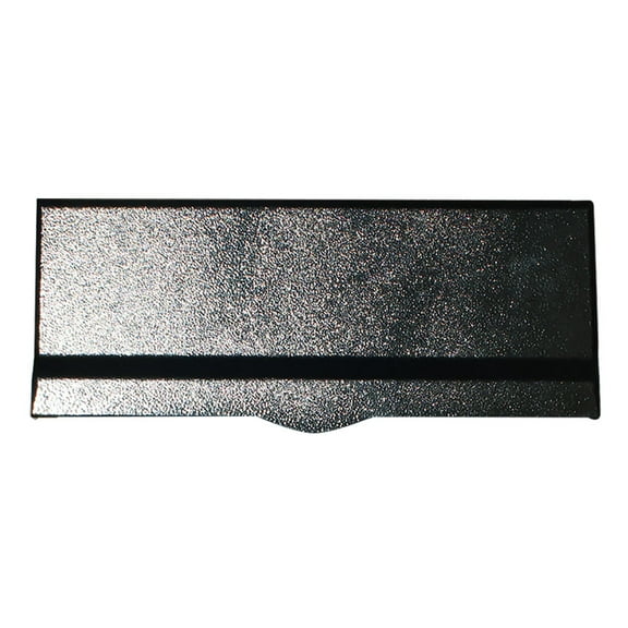 QualArc LM6-BLK 16 in. Letter Plate for Liberty Chute in Black Color