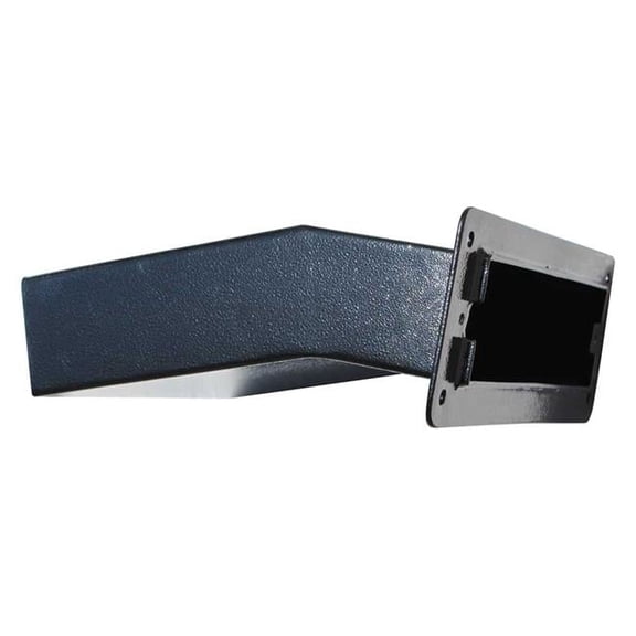 QualArc LSF-LS10CHB Liberty Chute Suitable for 8 to 10 in. Walls - Black