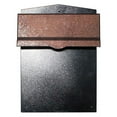 thumbnail image 1 of QualArc LIB-AC-LM6-810 Liberty Rear Access Collection Box with Antique Copper Letter Plate & 8-10 in. Adjustable Chute, 1 of 1