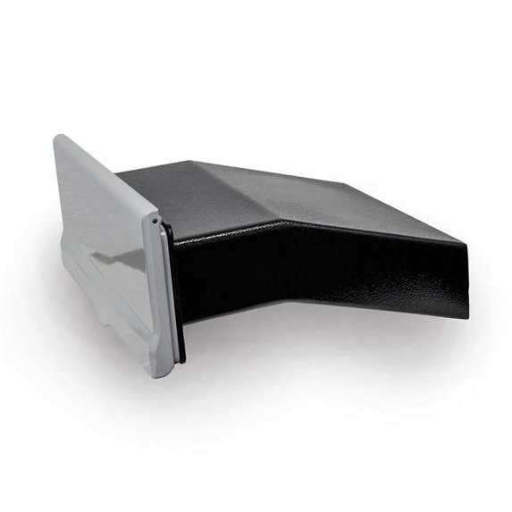 QualArc LM6-810-SLVR Liberty Silver Color Letter Plate with 10 in. Chute Wall Liner