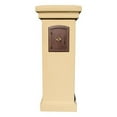 thumbnail image 1 of Manchester NON-LOCKING Stucco Column Mailbox in Tan Color, 1 of 3