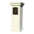 thumbnail image 1 of QualArc MAN-STUCOL-SS 48 in. Manchester Non-Locking Stucco Column Mailbox in Sandstone Color, 1 of 1