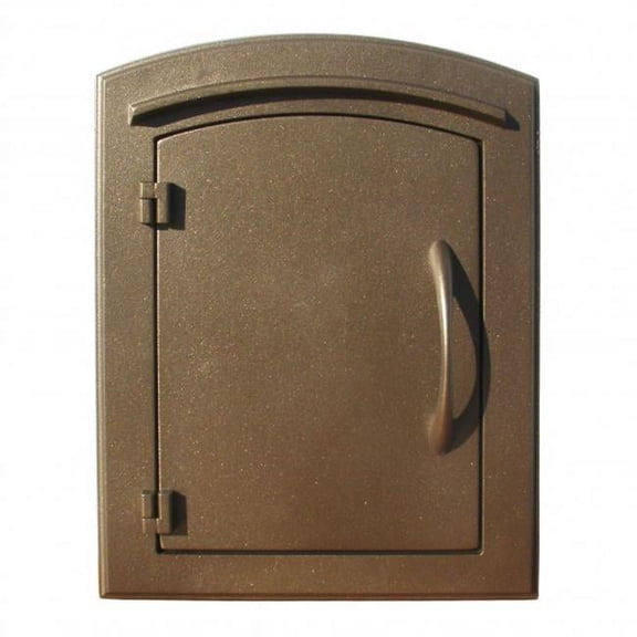 QualArc Manchester Security Drop Chute Mailbox - Bronze - 12in.