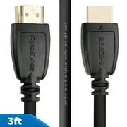 QualGear 3' High-Speed HDMI 2.0 Cable with Ethernet