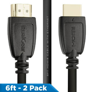 Cable Matters 3-Pack High Speed HDMI Cable 6 ft with 4K @60Hz, 2K @144Hz,  FreeSync, G-SYNC and HDR Support for Gaming Monitor, PC, Apple TV, and More