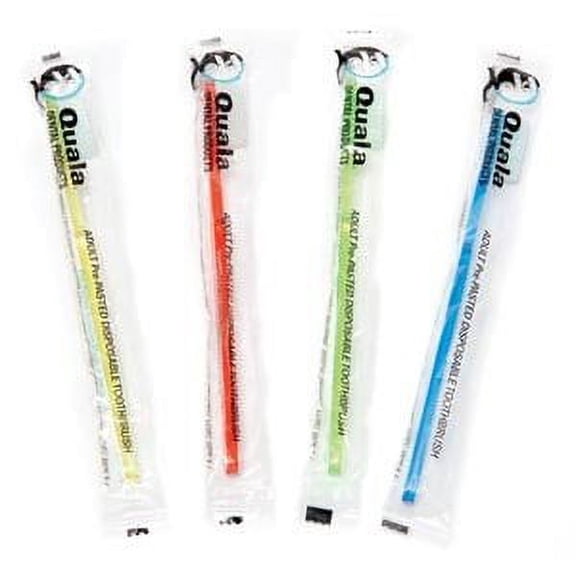 Quala PrePasted Disposable Adult Toothbrush 288 Pcs