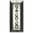 thumbnail image 1 of Edgewood Vertical Lighted Address Plaque In Pewter Frame Color, 1 of 5