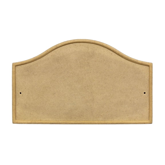 Ridgestone Serpentine Crushed Stone "Do it yourself kit" Address Plaque in Sandstone Color
