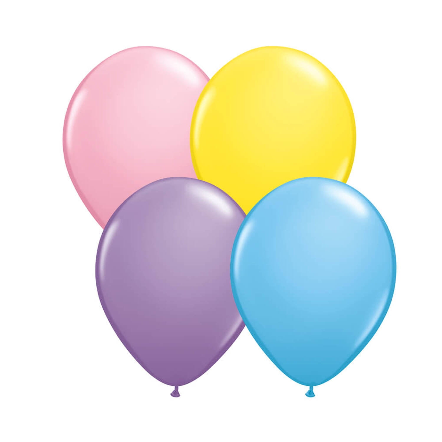 Burton & Burton 11" Pastel Asst Qualatex Balloons, Pack/100