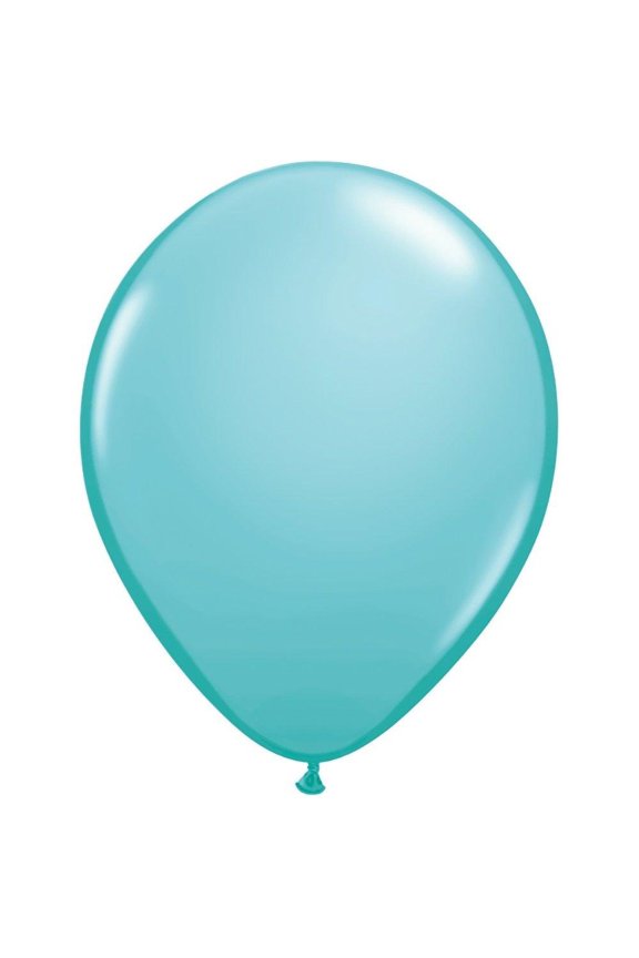Qualatex - 11 Caribbean Blue Latex Balloons (100ct)