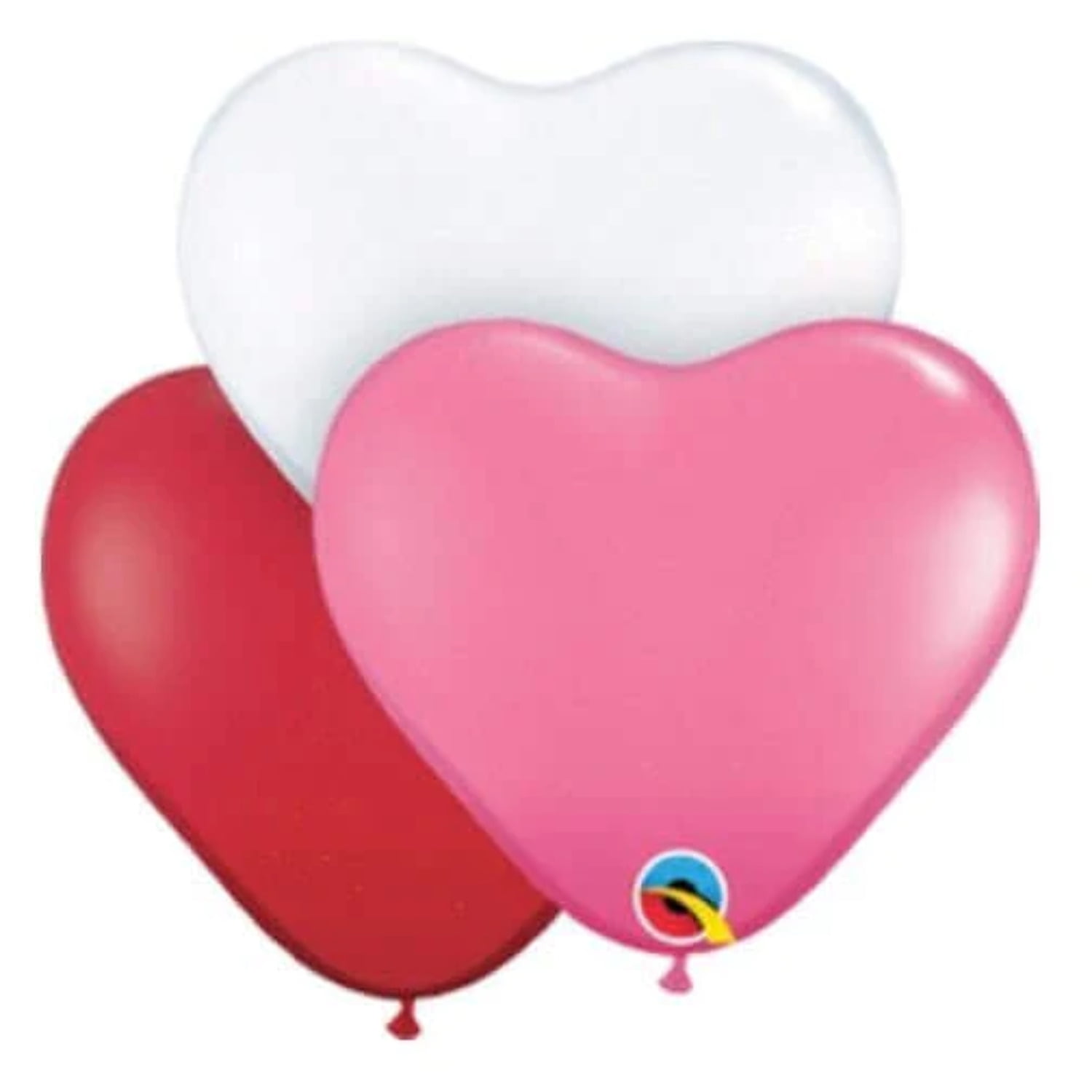 Qualatex - 11 Love Assorted Heart Shaped Latex Balloons (100ct)