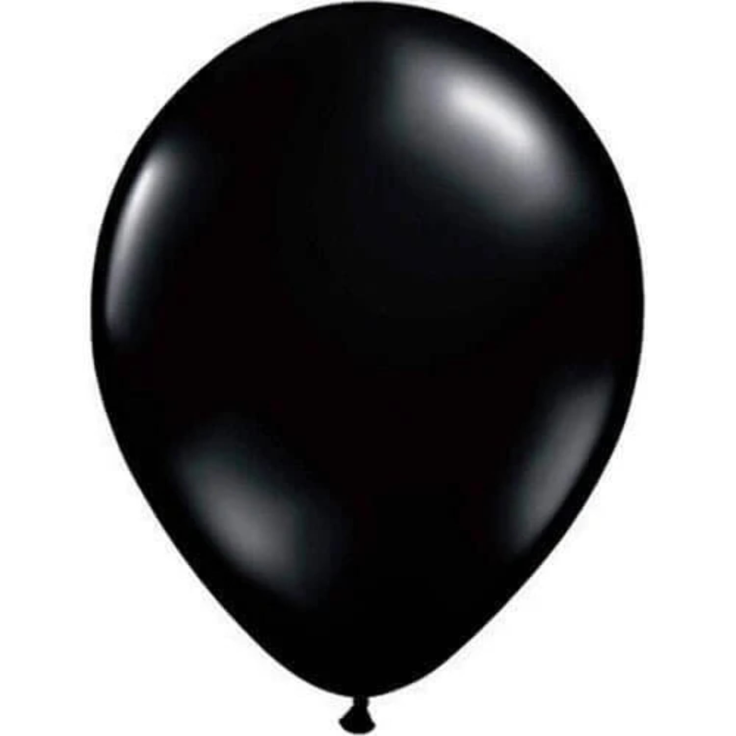 Burton & Burton 11" Onyx Black Qualatex Balloons, Pack/100