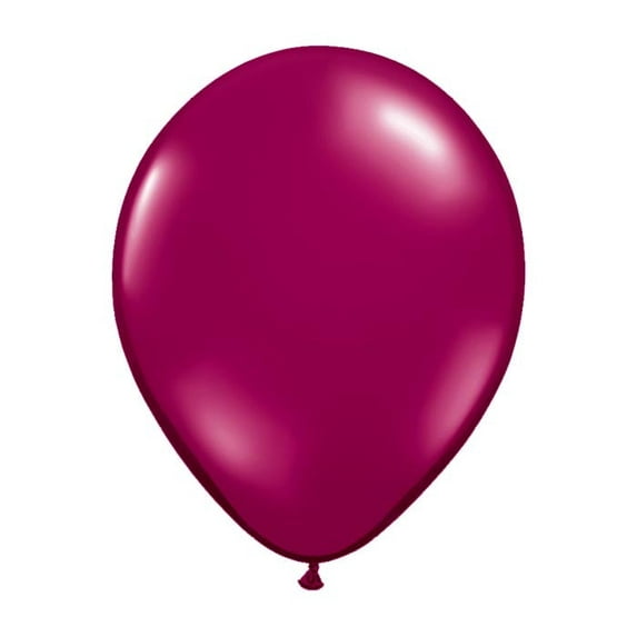 Qualatex - 11 Sparkling Burgundy Latex Balloons (100ct)