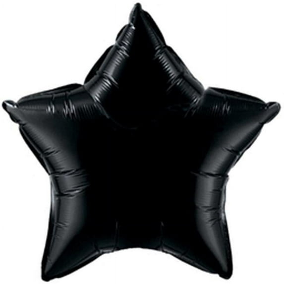 Qualatex 15159 36 in. Jumbo Star Flat Foil Ballon, Black