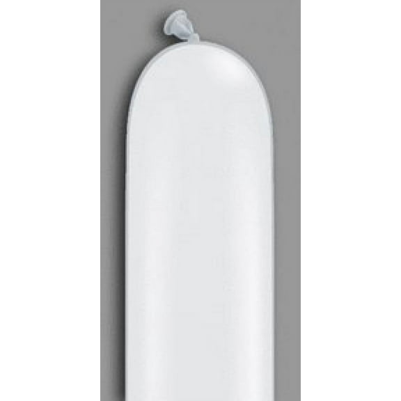 Qualatex 350Q Medium Twisting Balloons, White - Pack of 100