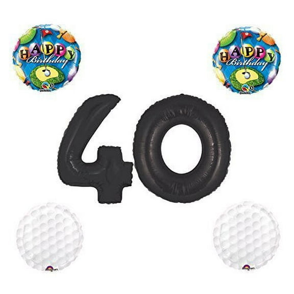 Qualatex 40th Birthday Golf Themed Balloon Set