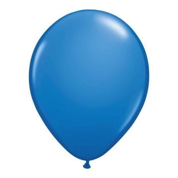 Burton & Burton 5" Dark Blue Qualatex Balloons, 100 Pack