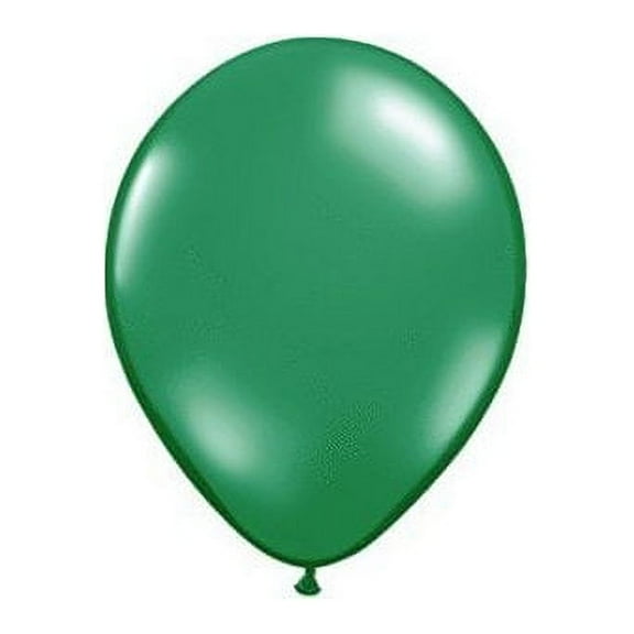 Burton & Burton 5" Green Qualatex Balloons, 100 Pack
