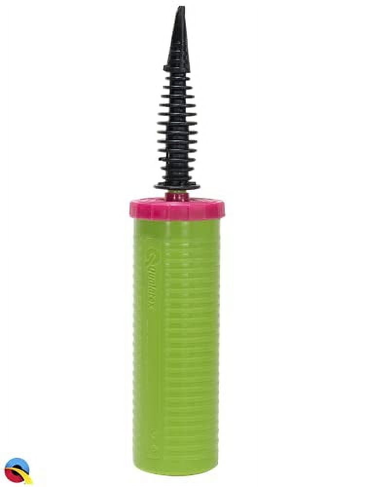 Qualatex Hand Held Air Inflator Lime Green Double Action Latex Balloon Pump