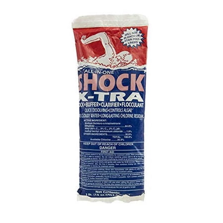 Qualco All-in-One Shock Xtra Swimming Pool Chemical 1 lb