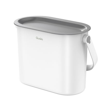 QualiaZero 1 gal Multipurpose Plastic Countertop Kitchen Trash Can