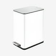 Qualiazero 2.6 Gallon Trash Can, Stainless Steel Step On Bathroom Trash ...