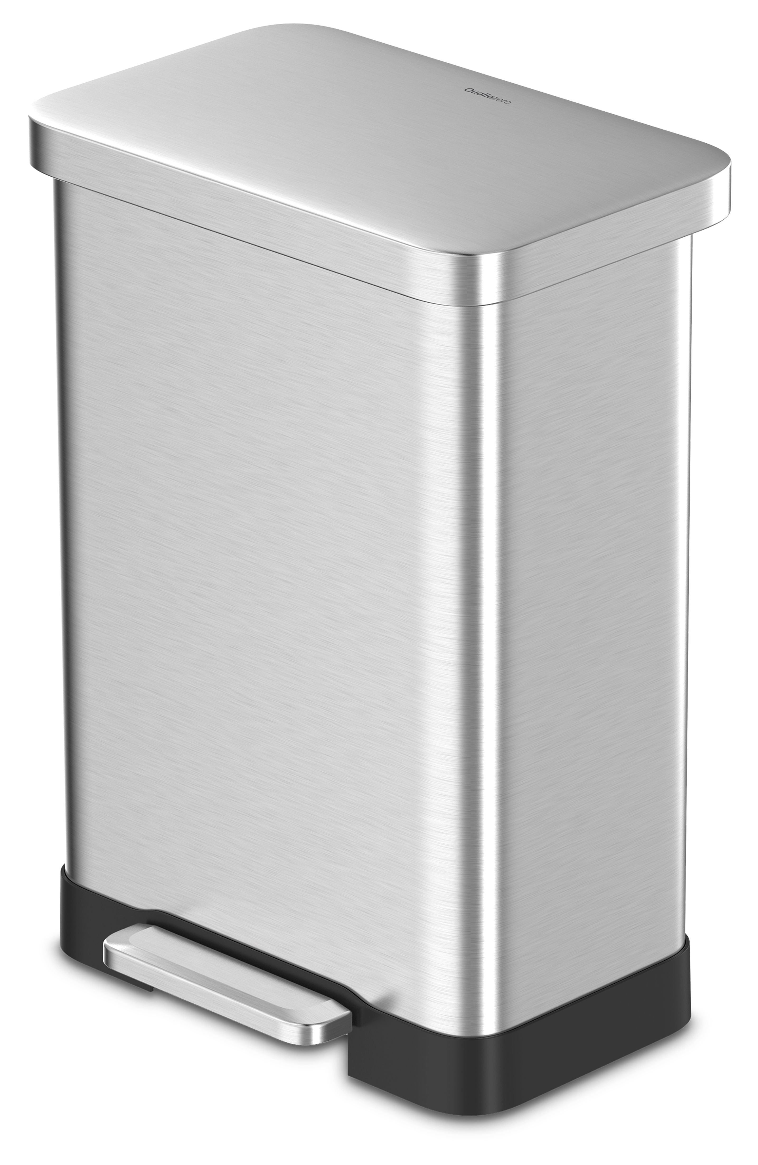 Qualiazero 20 Gallon Trash Can, Stainless Steel Step On Kitchen Trash Can, Stainless Steel - image 1 of 10