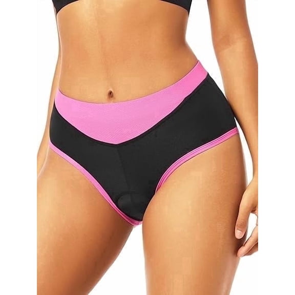 Qualidyne Women's 4D Padded Bike Underwear, Breathable Cycling Liner Shorts for Road & Mountain Biking