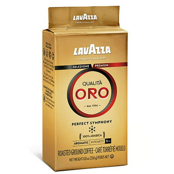Qualita Oro Roasted Ground Coffee By Lavazza - 8 oz Coffee