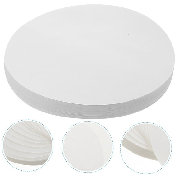 Qualitative Filter Paper Circles, Filter Paper, Medium Filtration Rate, Chemistry Experiment 180mm Diameter ( Pack of 100 )