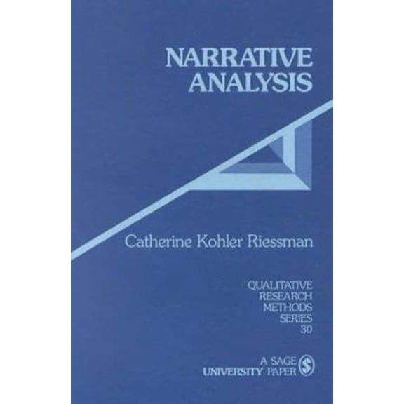 Pre-Owned Narrative Analysis (Paperback) 0803947542 9780803947542