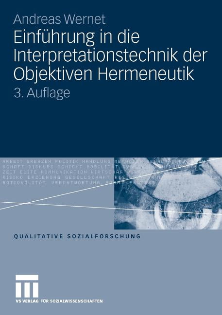 Einführung In Die Qualitative Sozialforschung Qualitative Sozialforschung: Einführung in Die Interpretationstechnik