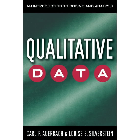 Qualitative Studies in Psychology Qualitative Data: An Introduction to Coding and Analysis, Book 21, (Paperback)