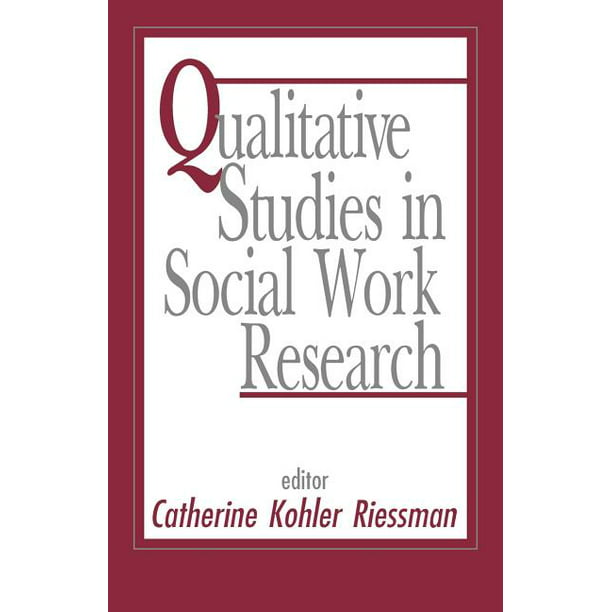 qualitative methods in social work research used books