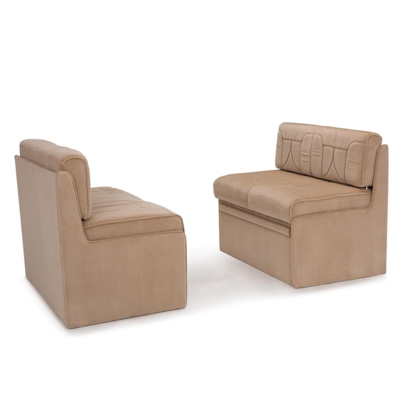 Qualitex De Leon RV Dinette, Bed with Storage, Fabric, Encore Sandstone