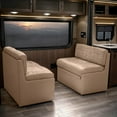 thumbnail image 1 of Qualitex De Leon RV Dinette, Bed with Storage, Ultimate Leather, Light Sand, 1 of 8