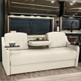 thumbnail image 1 of Qualitex Ethos Console DX RV Sofa Bed - 72" Wide - Bisque Ultimate Leather, 1 of 9