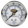 thumbnail image 1 of 0-160 PSI Air Pressure Gauge 1/4" NPT Center Back Mount CBM 2" Face, 1 of 1