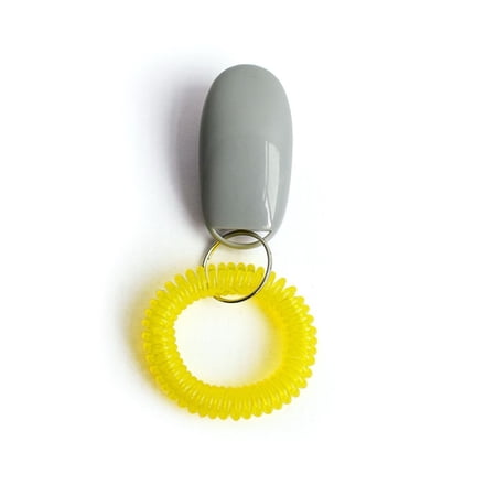 Quality 1 pcs Cute Mini with Wrist Strap Animal Training Dog Whistle Dog Toy Puppy Training Accessories Dog Clicker GREY
