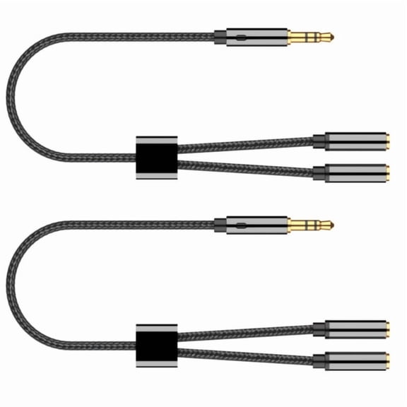 Quality 3.5mm Audios Cable Headphone Splitter with Enhances Compatibility for Multiple Devices Music Sharing Cable