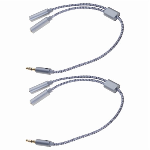 Quality 3.5mm Audios Cable Headphone Splitter with Enhances Compatibility for Multiple Devices Music Sharing Cable