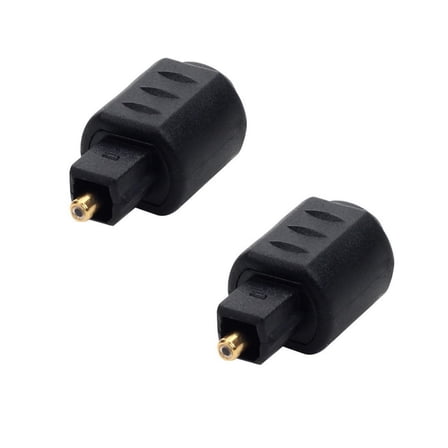 Quality 3.5mm Female Plugs to Toslink Male Adapter for Clear Sound Optical Adapter Widely Compatible