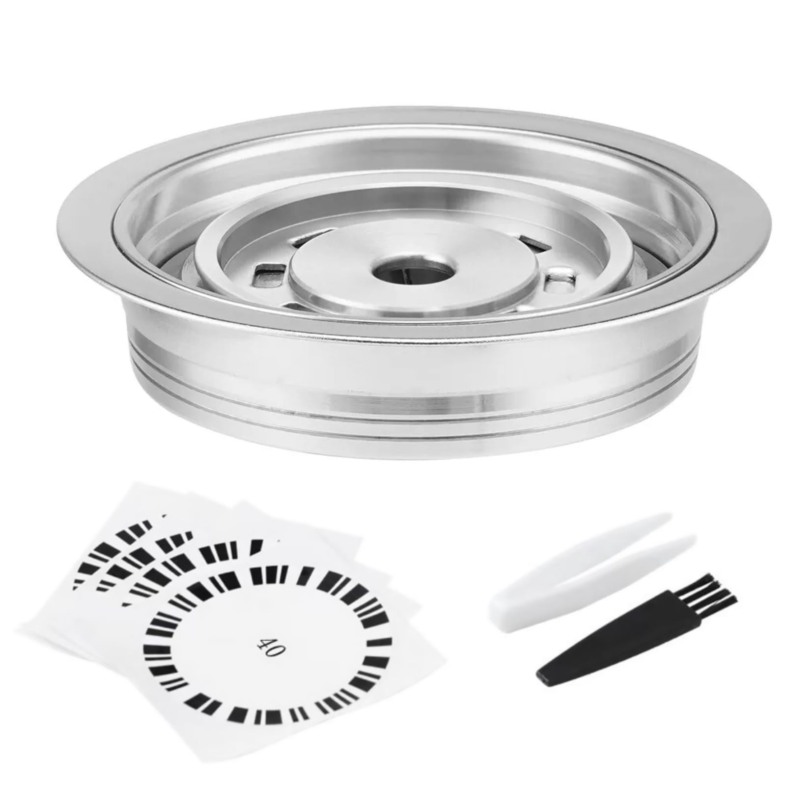 Quality 304 Stainless Steel Coffee Capsule Adapter for Delonghi ENV135 Drinking Accessory Easy Use