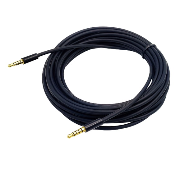 Quality 5Pole 3.5mm to 3.5mm Headset Cable Extension Cord for Mobile Devices and Headphones Enjoy Better Sound Wire