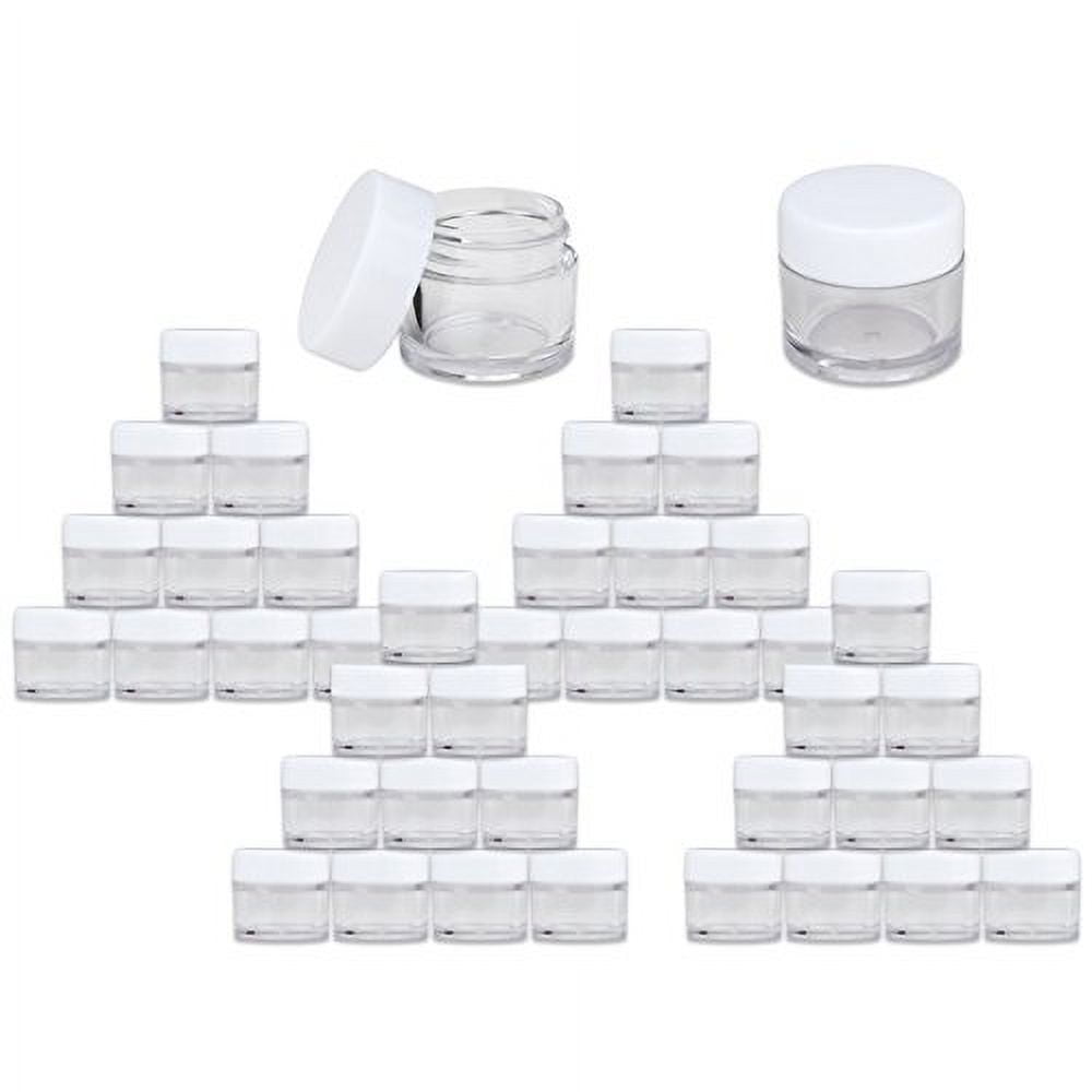 Quality 7 Grams/7 ML (Quantity 60 Packs) Thick Wall Clear Plastic LEAK